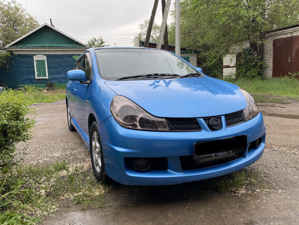 Фары в пленку — Nissan Wingroad (Y12), 1,5 л, 2008 года | своими руками ...