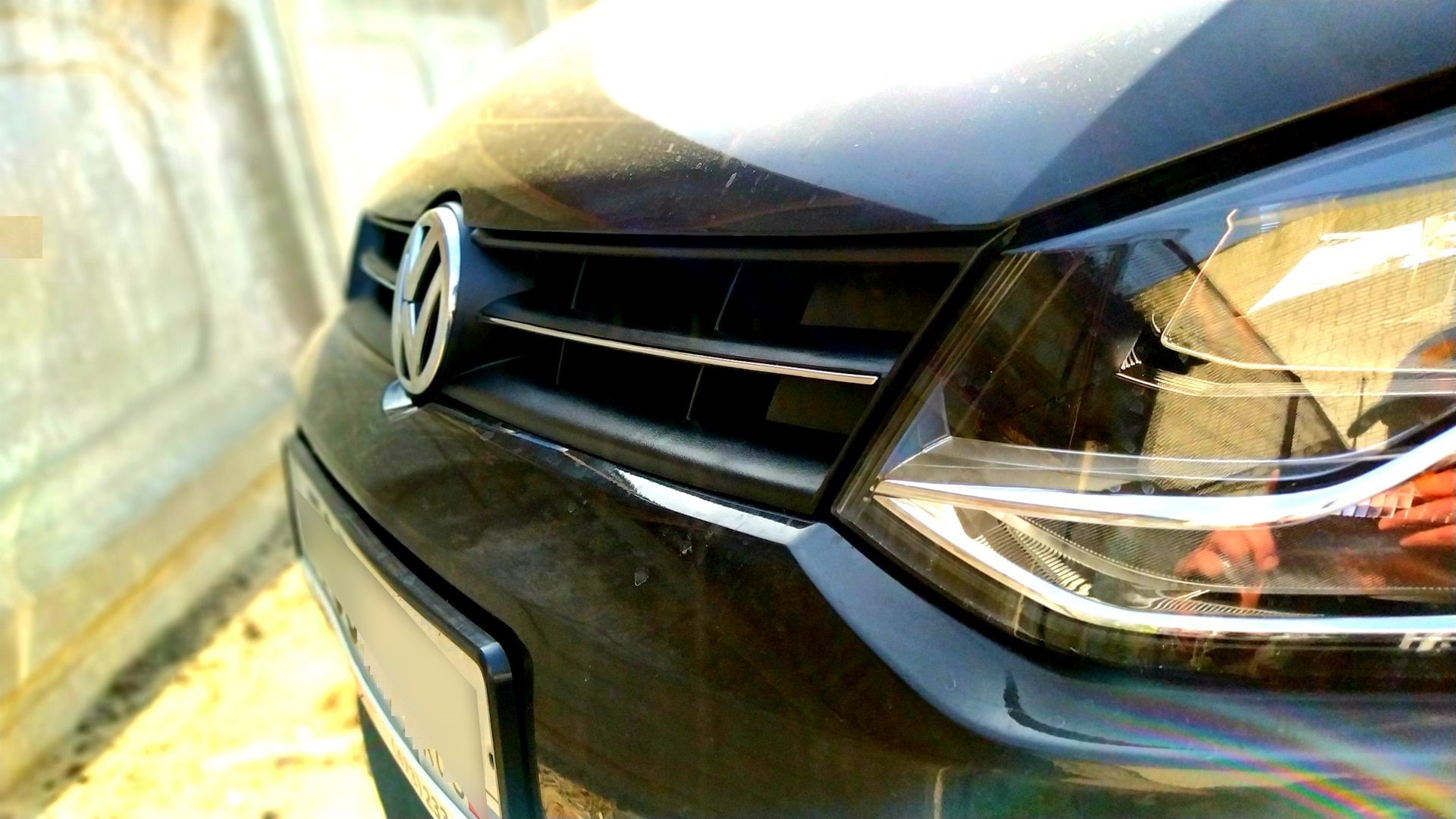 Решетка радиатора поло хетчбек — Volkswagen Polo Sedan, 1,6 л, 2013 ...