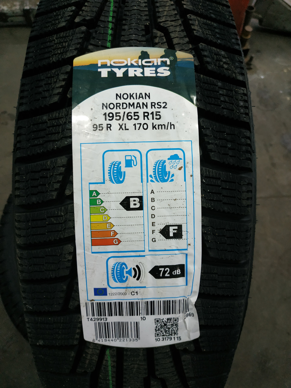Переобувка в зимнюю резину NOKIAN Nordman RS2 195/65 R15 — Nissan ...