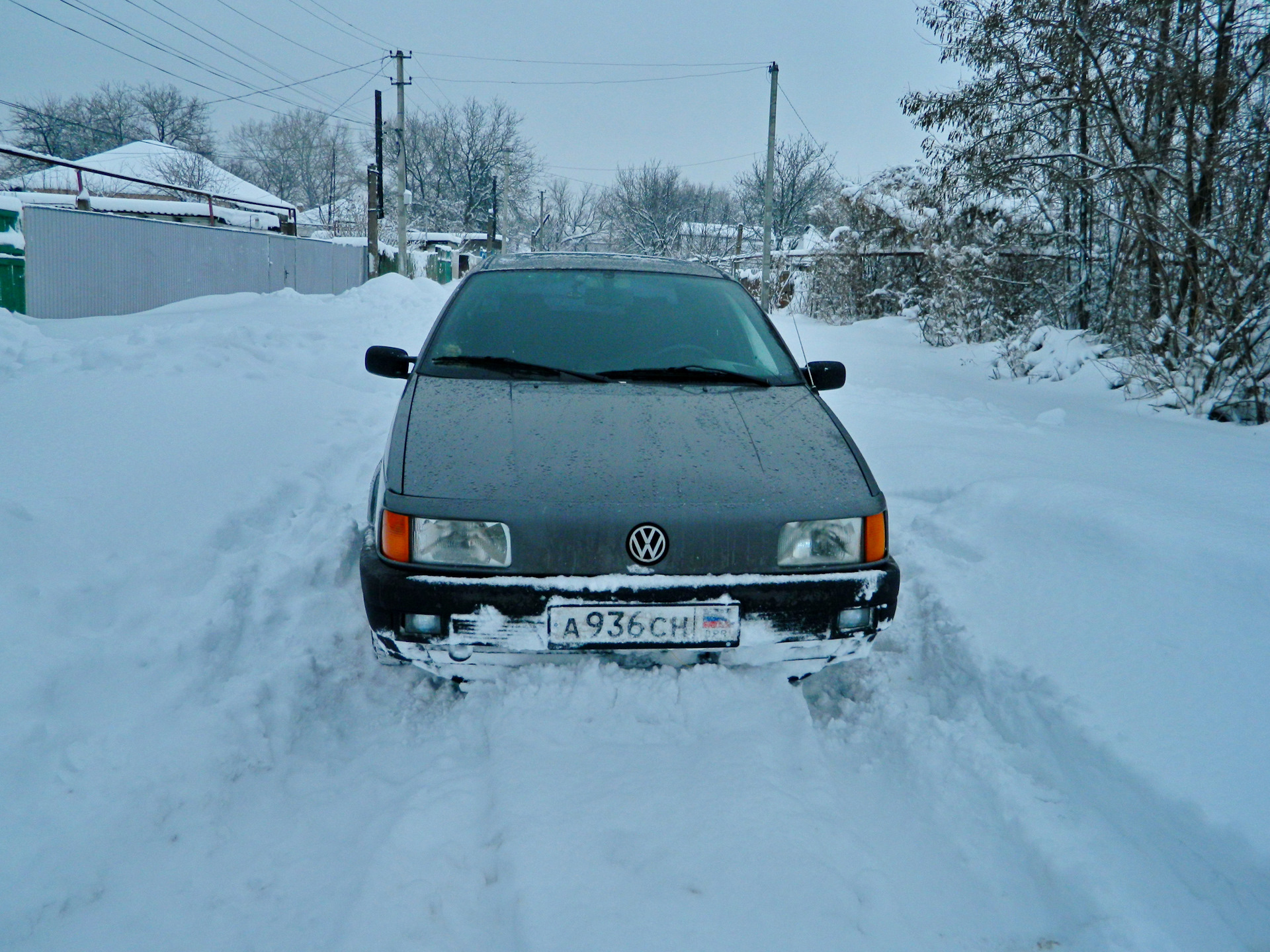 Автомобиль-бульдозер. — Volkswagen Passat B3, 1,8 л, 1992 года | просто так  | DRIVE2