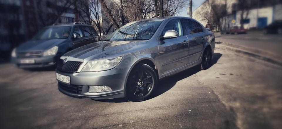 Покрасил диски и переобулся на лето — Skoda Octavia A5 Mk2, 1,8 л, 2013 ...