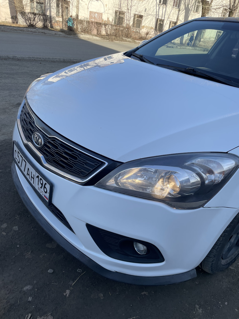 Нижняя губа — KIA Ceed (1G), 1,6 л, 2011 года | аксессуары | DRIVE2