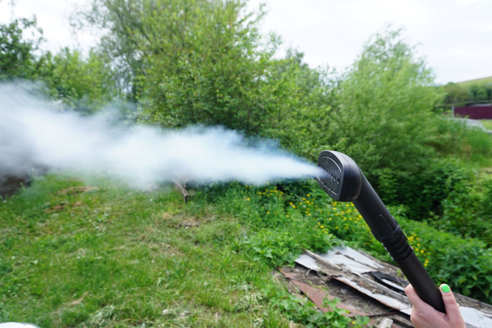 Температура пара на выходе 150-160° С! Разумеется, во время работы необходимо помнить о мерах безопасности! — Lada Приора хэтчбек