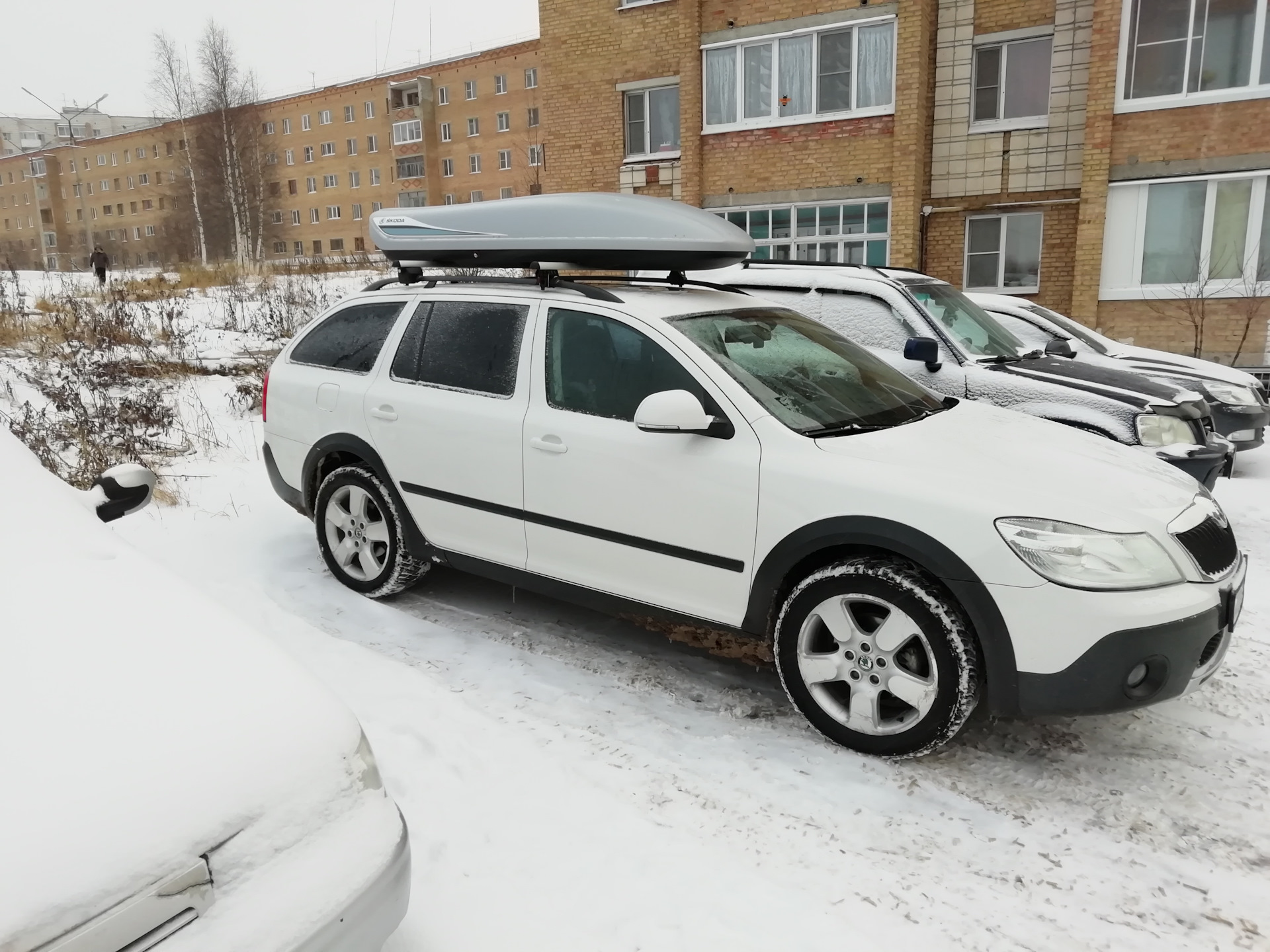 Skoda Octavia Scout a5 багажник