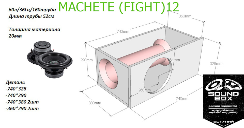 Machete fight r 15 короб