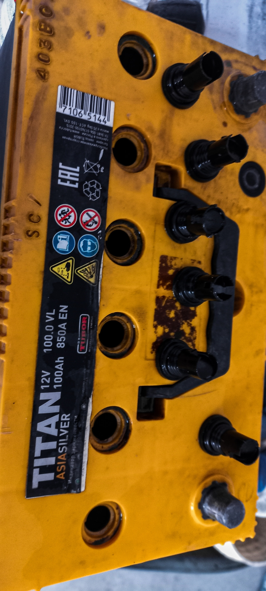 Профилактика аккумулятора — Mitsubishi Pajero (1G), 2,8 л, 1987 года ...