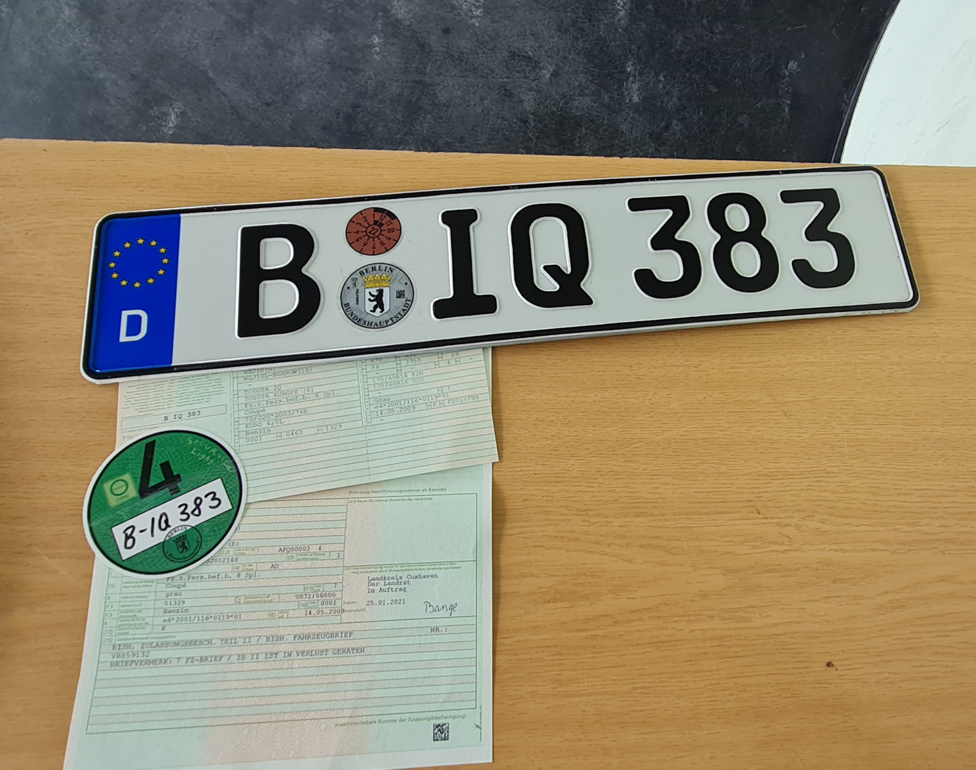 Оформил хомяка — Toyota iQ, 1,3 л, 2009 года | налоги и пошлины | DRIVE2