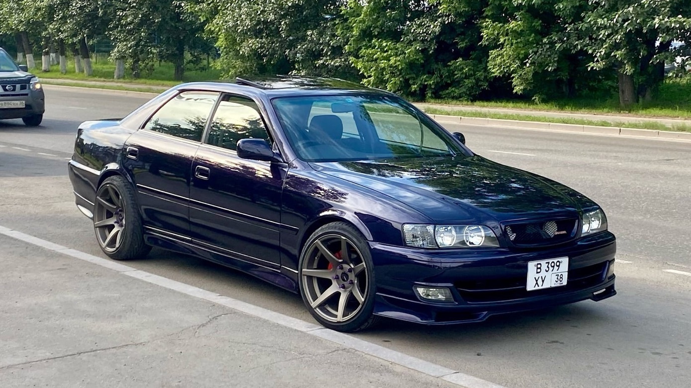 Toyota Chaser (100) 2.5 бензиновый 1998 | Сливовый🔰 на DRIVE2