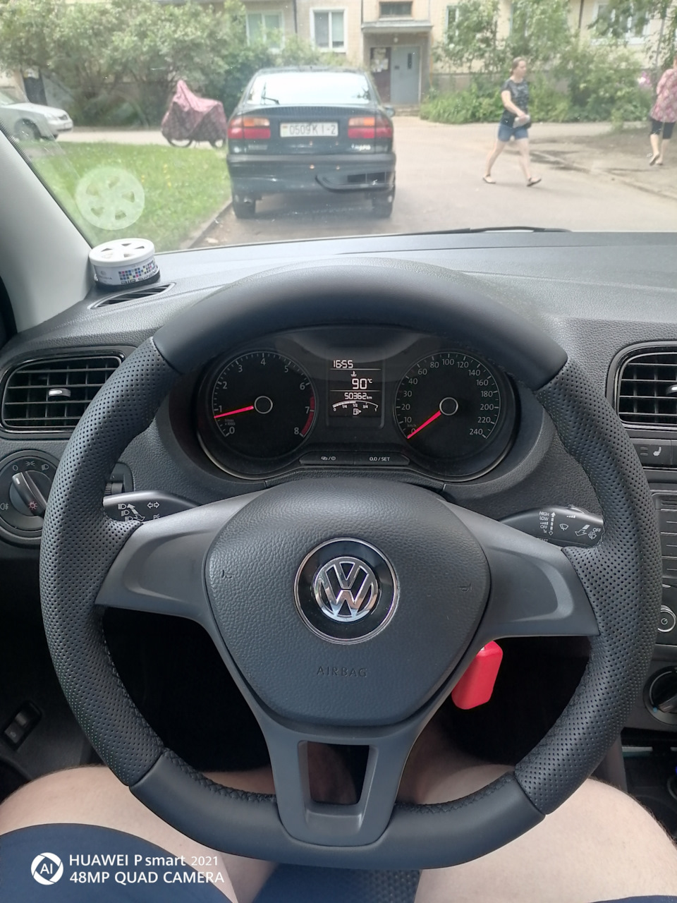 Руль — Volkswagen Polo Sedan, 1,6 л, 2019 года | аксессуары | DRIVE2