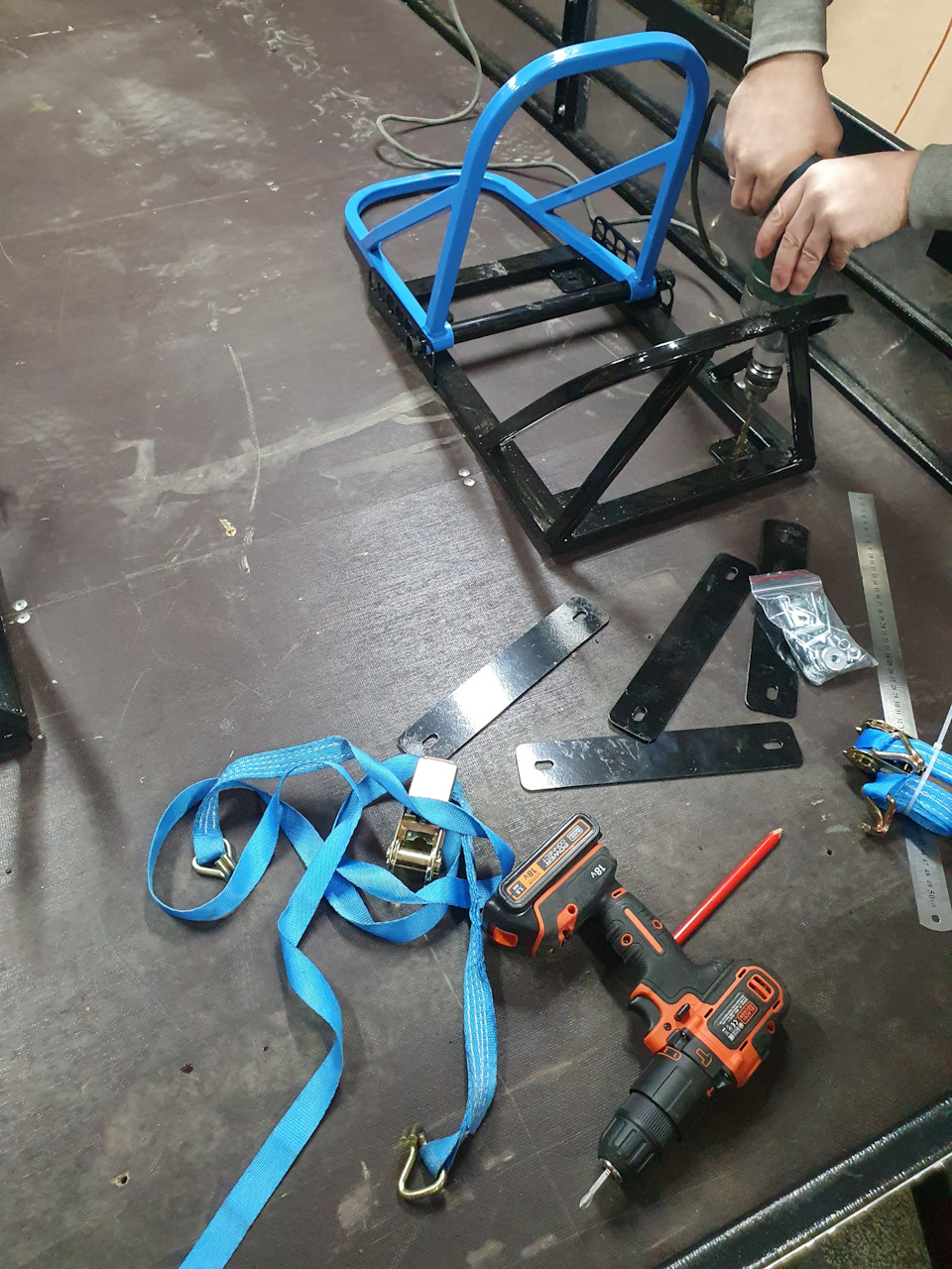 Новые крепление для квадроцикла в прицепе (hand made) — УАЗ Patriot, 2 ...
