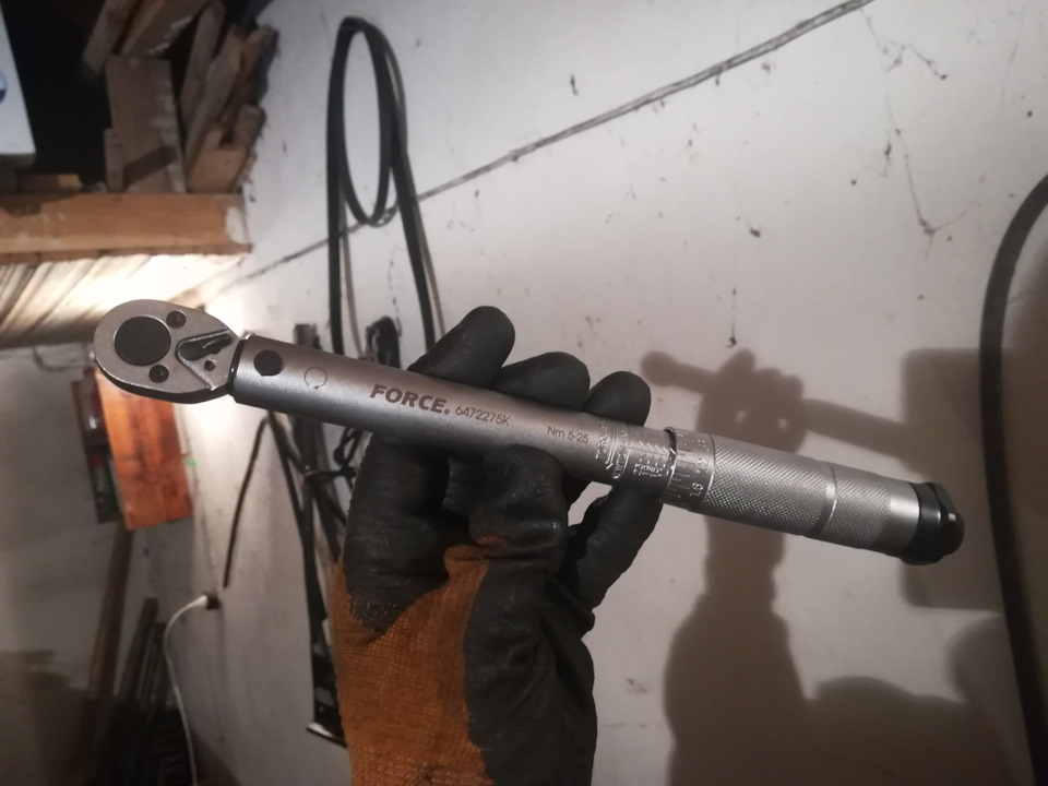 6472275K Ключ Динамометрический 1/4″ 270мм (5-25 Nm) FORCE FORCE ...