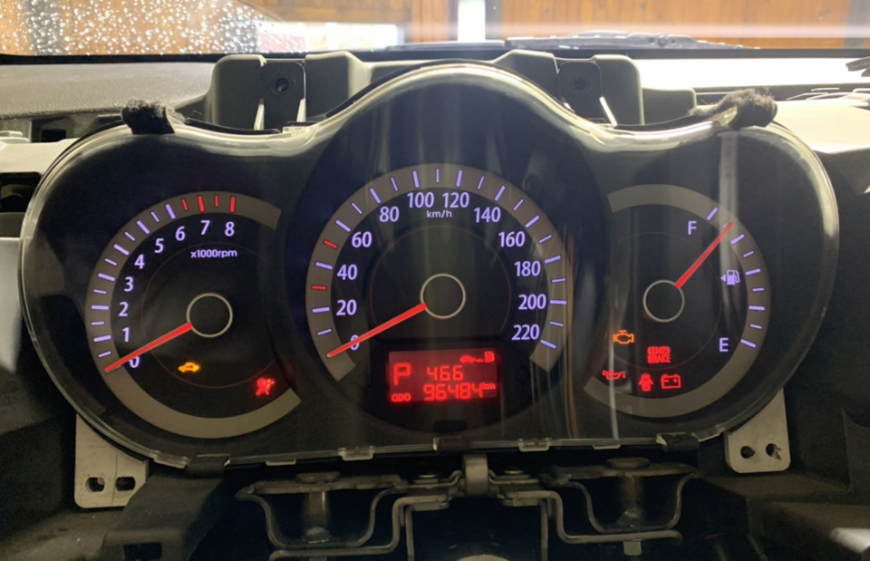 Новая панель приборов Supervision — KIA Cerato (2G), 1,6 л, 2010 года ...