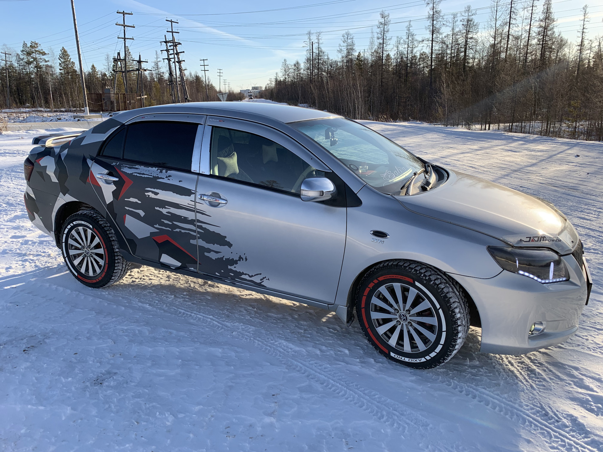 Обклей-ка машины) — Toyota Corolla Axio (E140), 1,5 л, 2010 года ...