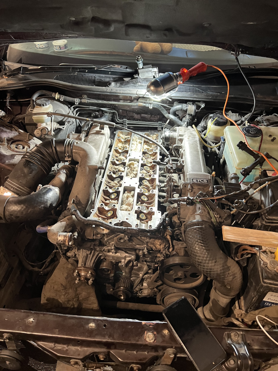 Обслуживание грм 1jz gte vvti — Toyota Mark II (100), 2,5 л, 1997 года ...