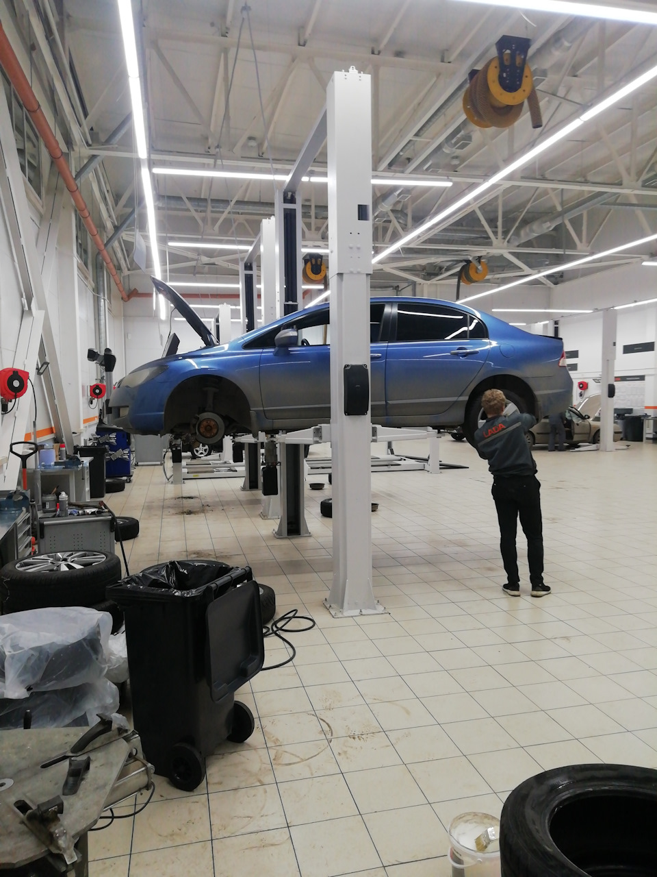 Втулка в рейку — Honda Civic 4D (8G), 1,8 л., 2007 года | своими руками ...