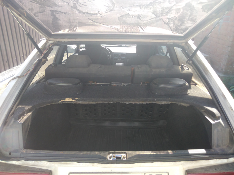 Музыка в ваз 2108 в багажник.инстоляция #1 — Lada 2108, 1,4 л, 1987 ...