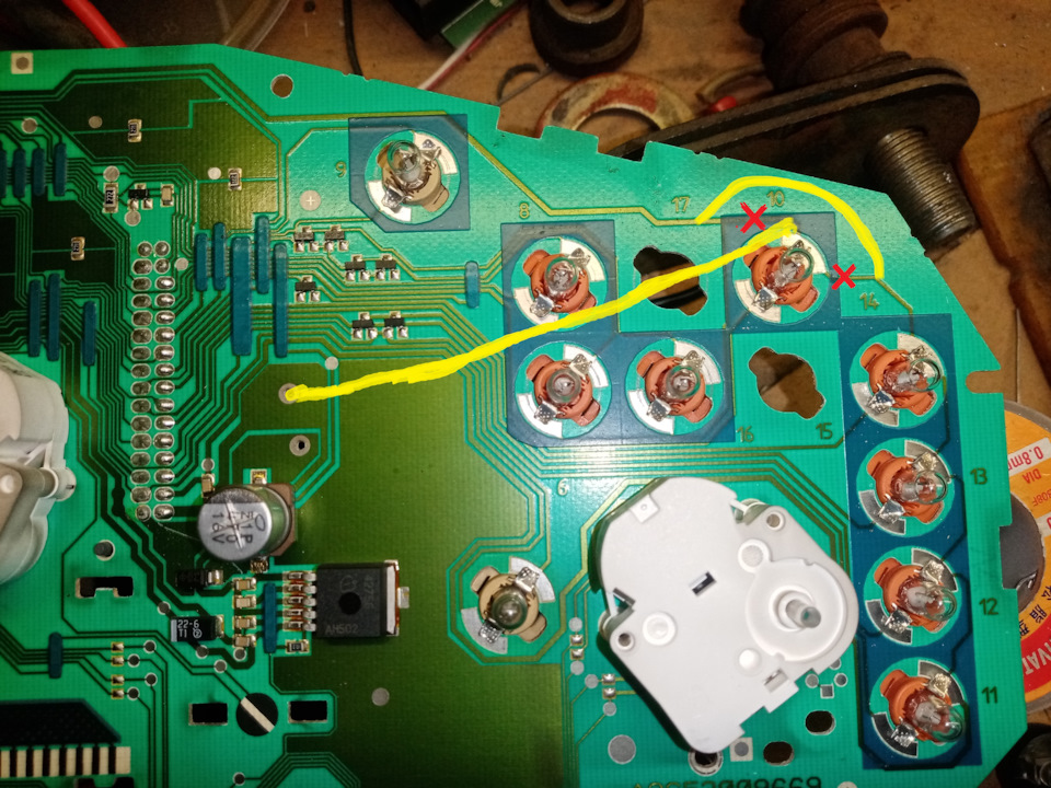 Контрольная лампа свечей накала — Opel Agila A, 1,2 л, 2005 года ...