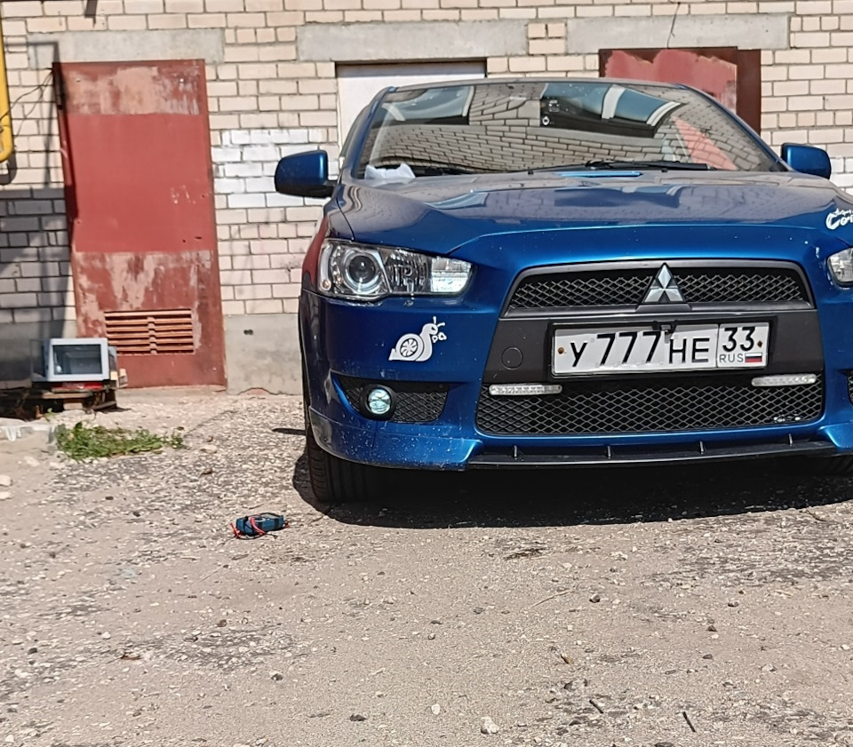 ПТФ на Дорестайл как сделал Я — Mitsubishi Lancer Sportback, 2,4 л ...