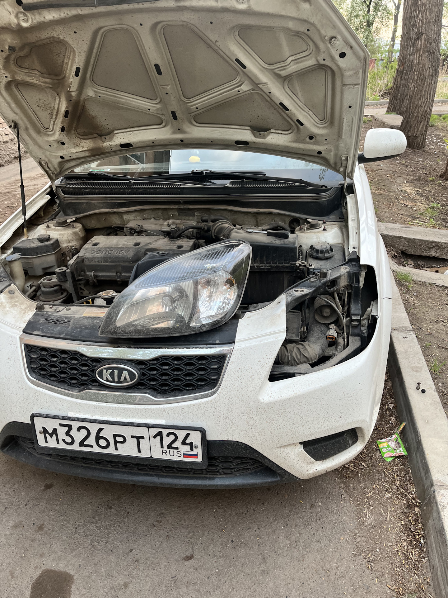 Новые мини линзы и дворники — KIA Rio (2G), 1,4 л, 2011 года | запчасти |  DRIVE2