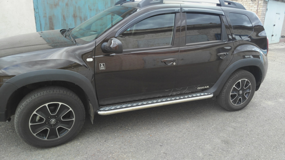 Пороги эстонец — Renault Duster (1G), 1,6 л, 2016 года | тюнинг | DRIVE2