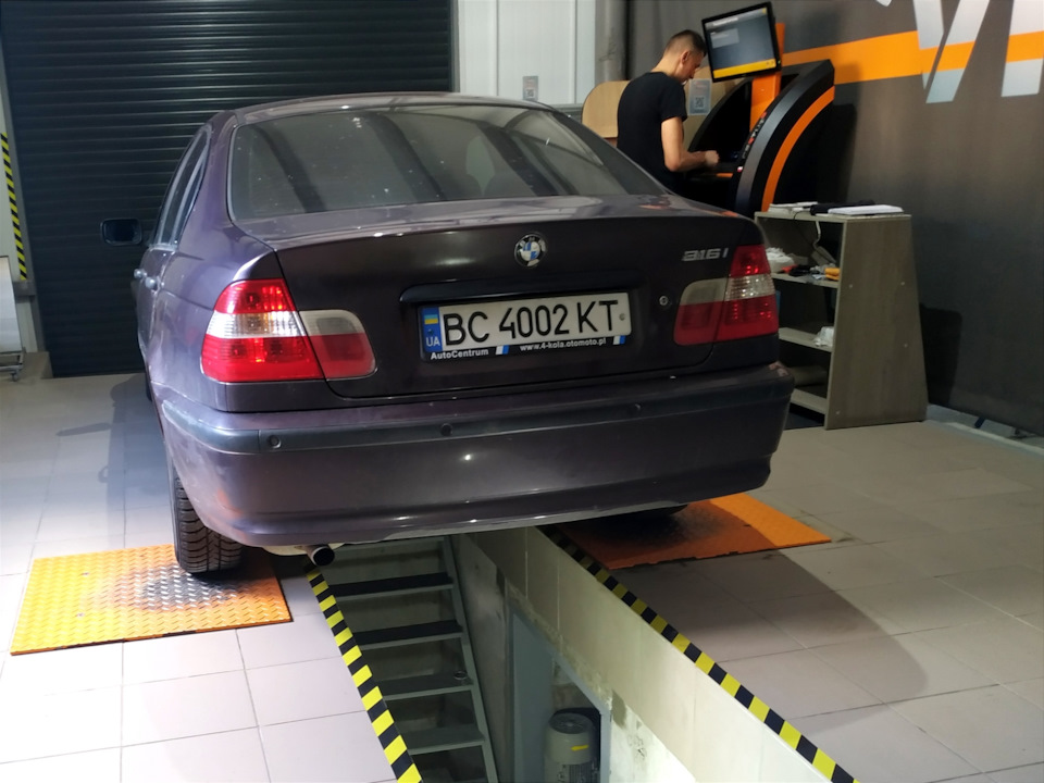 Диагностика ходовой на вибростенде — BMW 3 series (E46), 1,8 л, 2002 ...