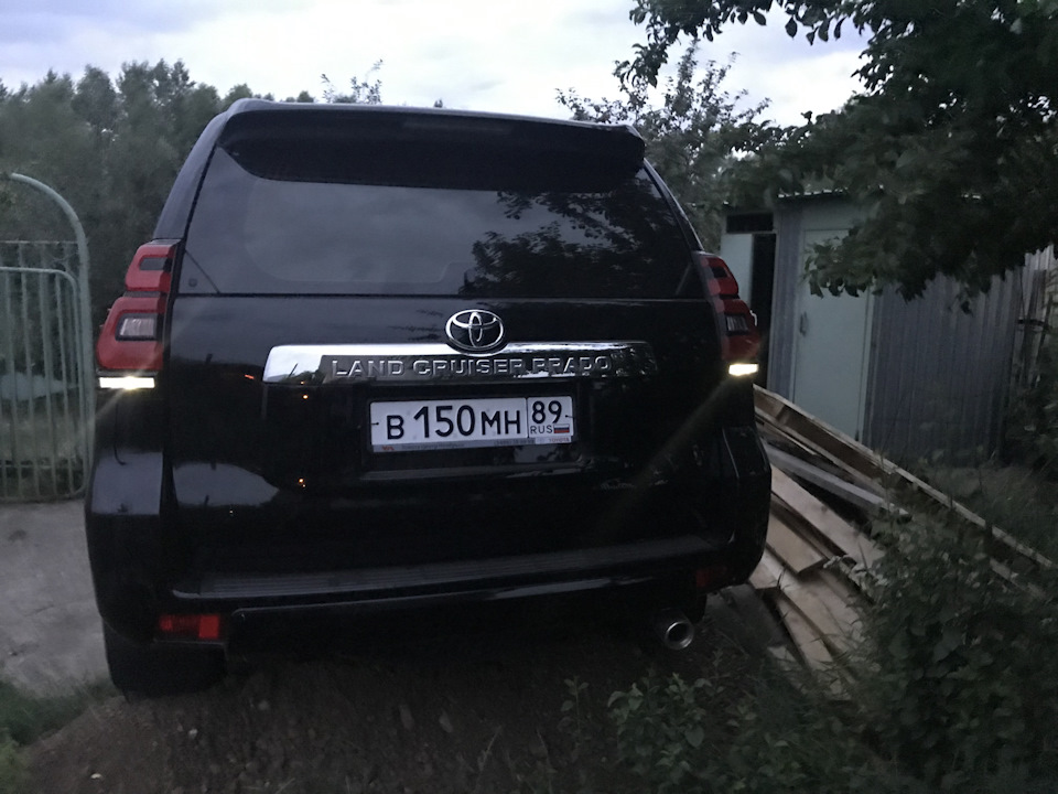 Светодиоды в ЗХ и в потолок - Toyota Land Cruiser Prado 150-series, 2,8 л, 2018 