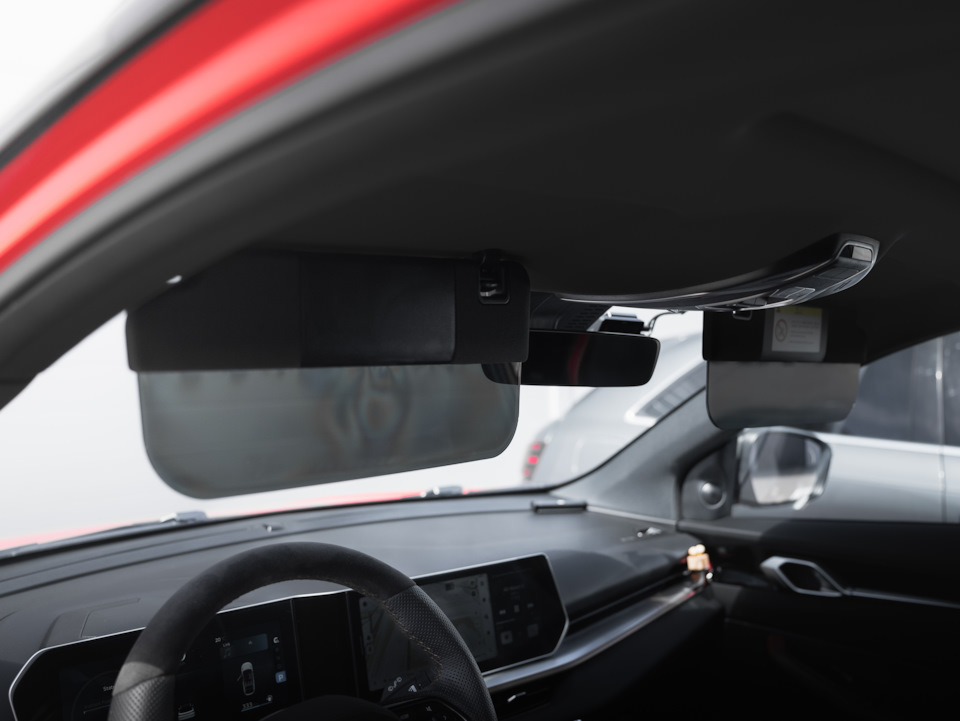 Солнцезащитные козырьки с прозрачными вставками для Geely Coolray — Geely Coolray (2023)