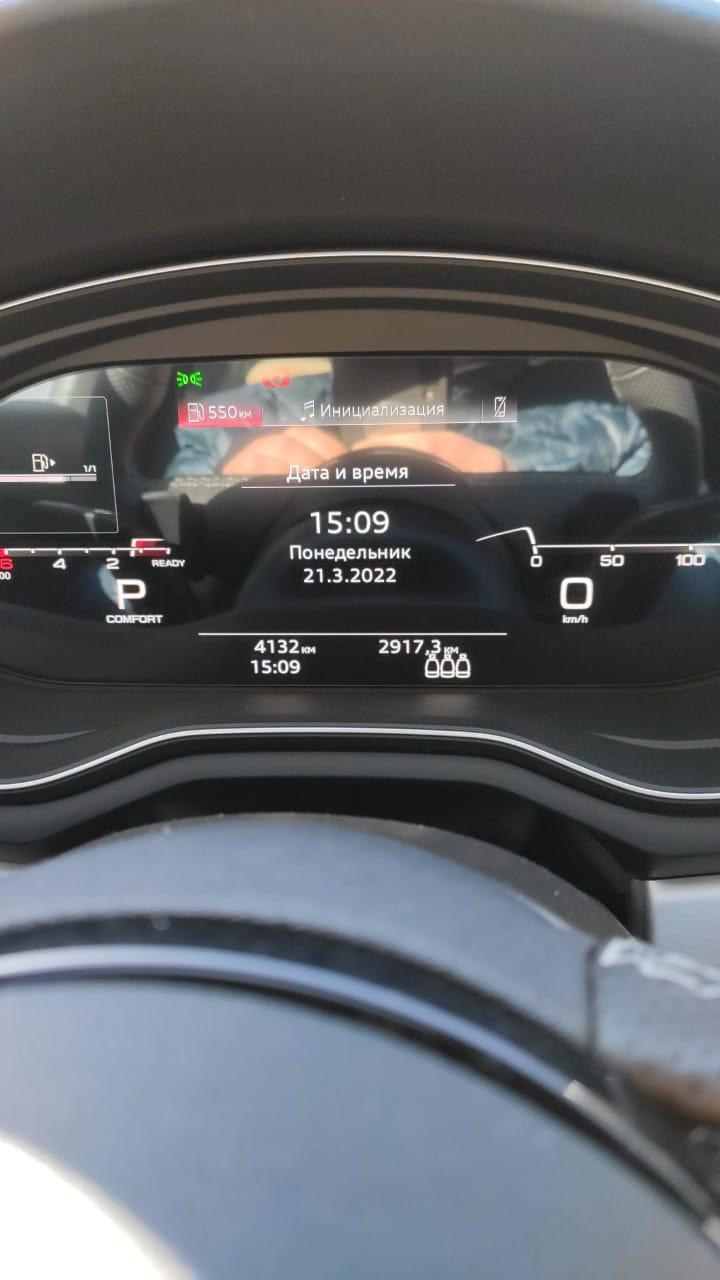 Audi A4 (B9) 2.0 (виртуальная панель приборов) — Audi A4 (B9), 2 л ...