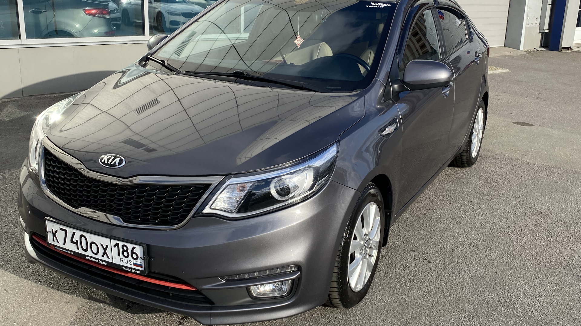 KIA Rio (3G) 1.6 бензиновый 2015 | Серая молния на DRIVE2