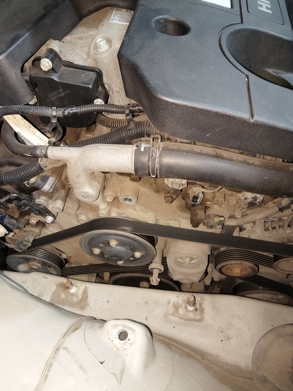 Короткий ремень в обход компрессора кондиционера — Chevrolet Captiva ...