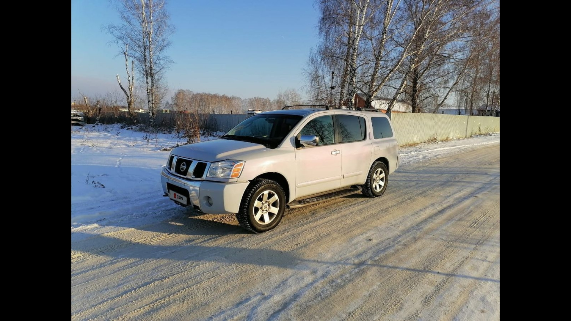 Nissan Armada 5.6 бензиновый 2004 | Серый перламутр на DRIVE2