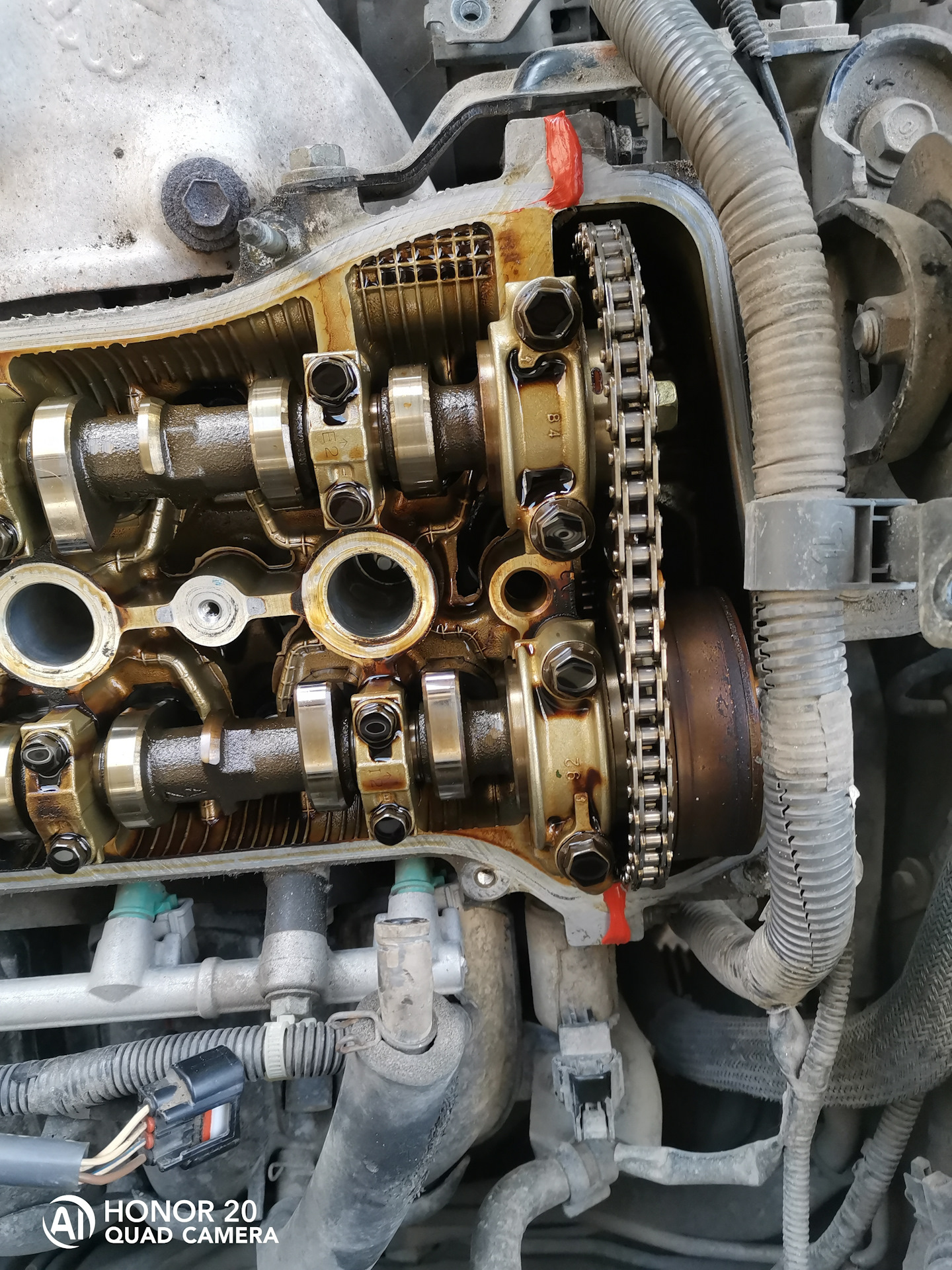 Замена прокладки под крышкой клапанов — Toyota Camry (XV40), 2,4 л ...