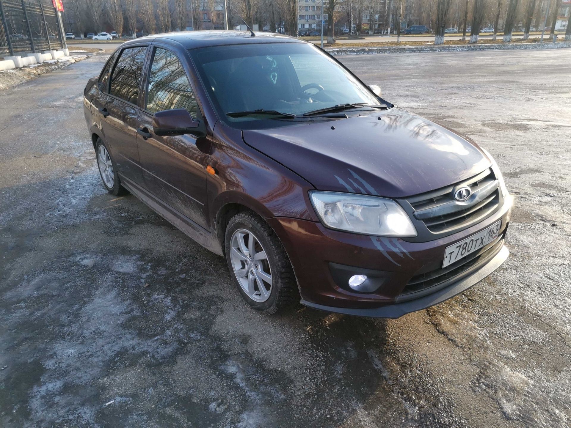 Спонтанно переобулся — Lada Гранта, 1,6 л, 2014 года | колёсные диски ...