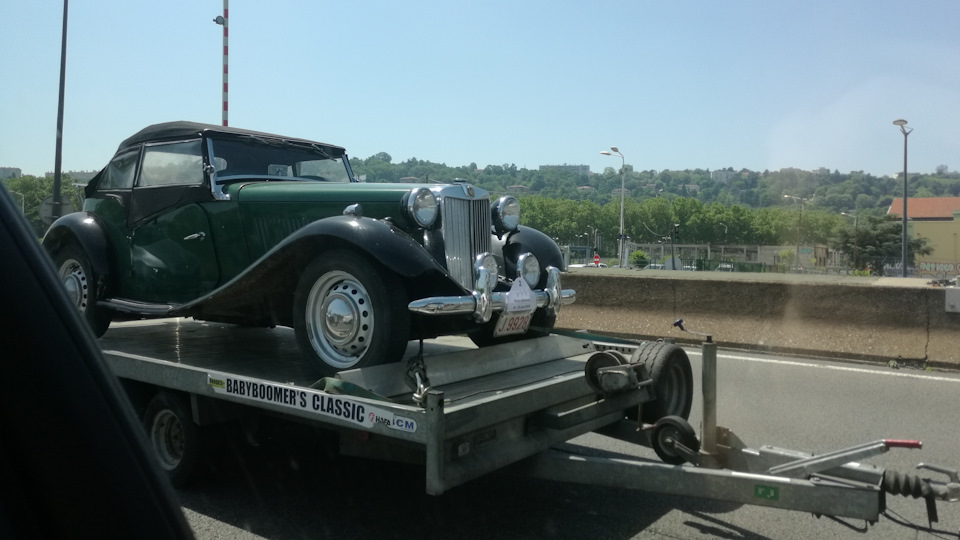 Летом можно увидеть любопытных соседей по пробке. — Audi A4 (B9). Запчасти на фото: CLASSIC