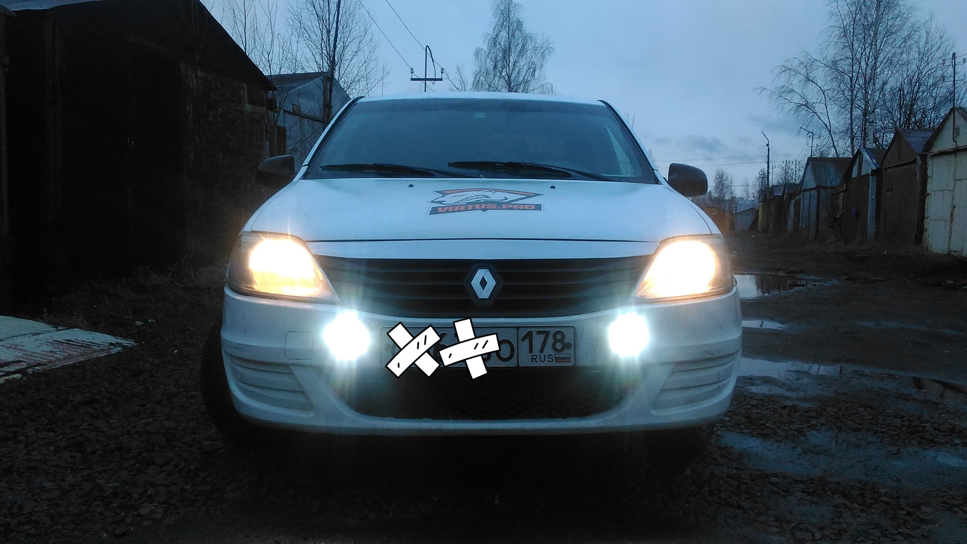 светодиодные фары логан 2. светодиодные фары логан 2. рено сандеро степвей 1 лампы.