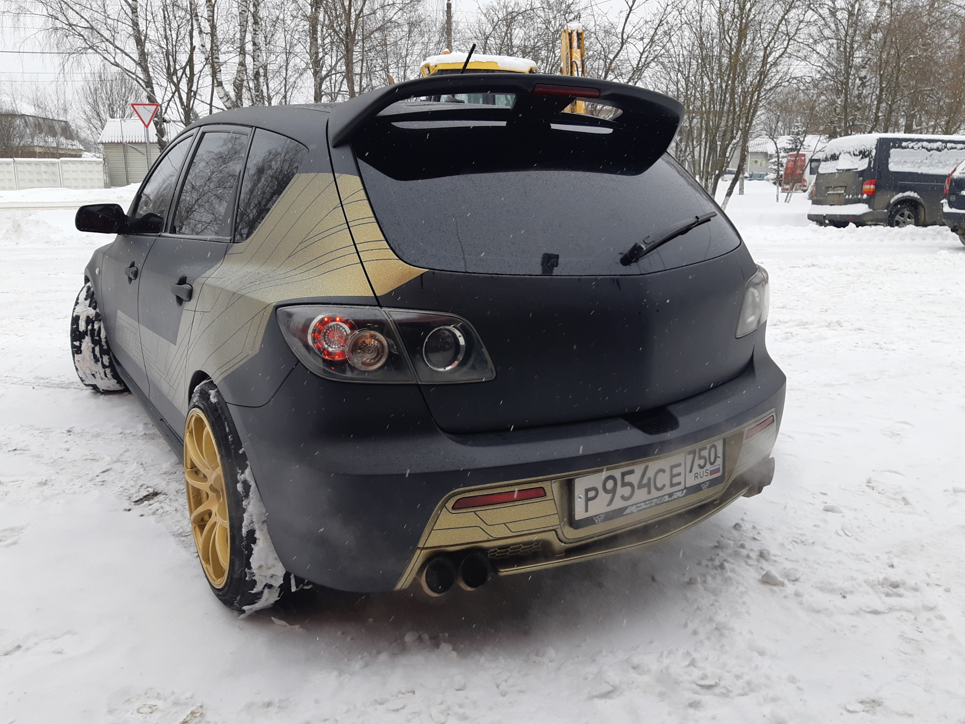 Покраска в жидкую резину Rubber Paint в Наро-Фоминске. Студия автозвука  Persona Customs — Mazda 3 MPS (1G), 2,3 л, 2007 года | стайлинг | DRIVE2