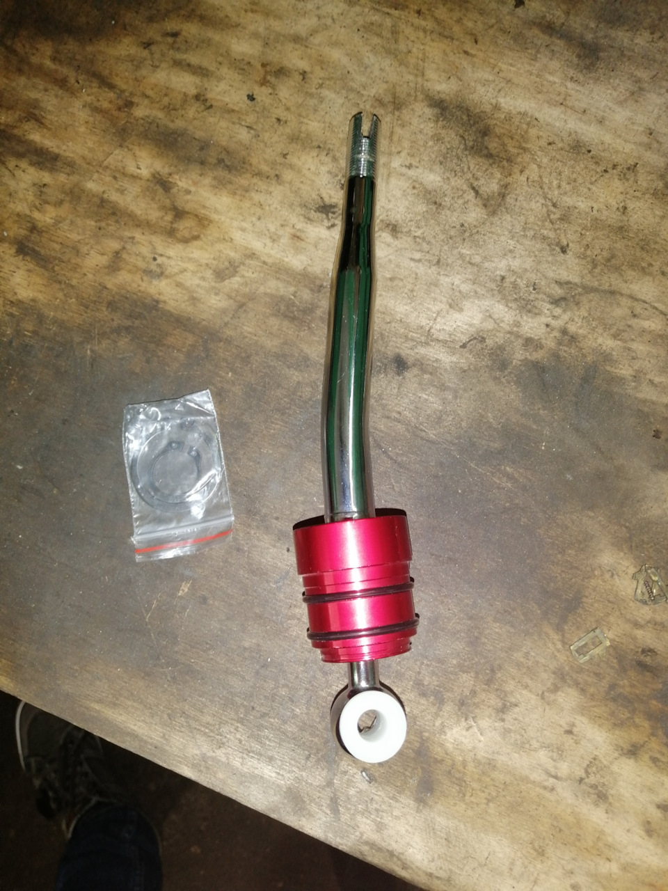 Установка короткоходной кулисы и замена переднего тормозного шланга ...