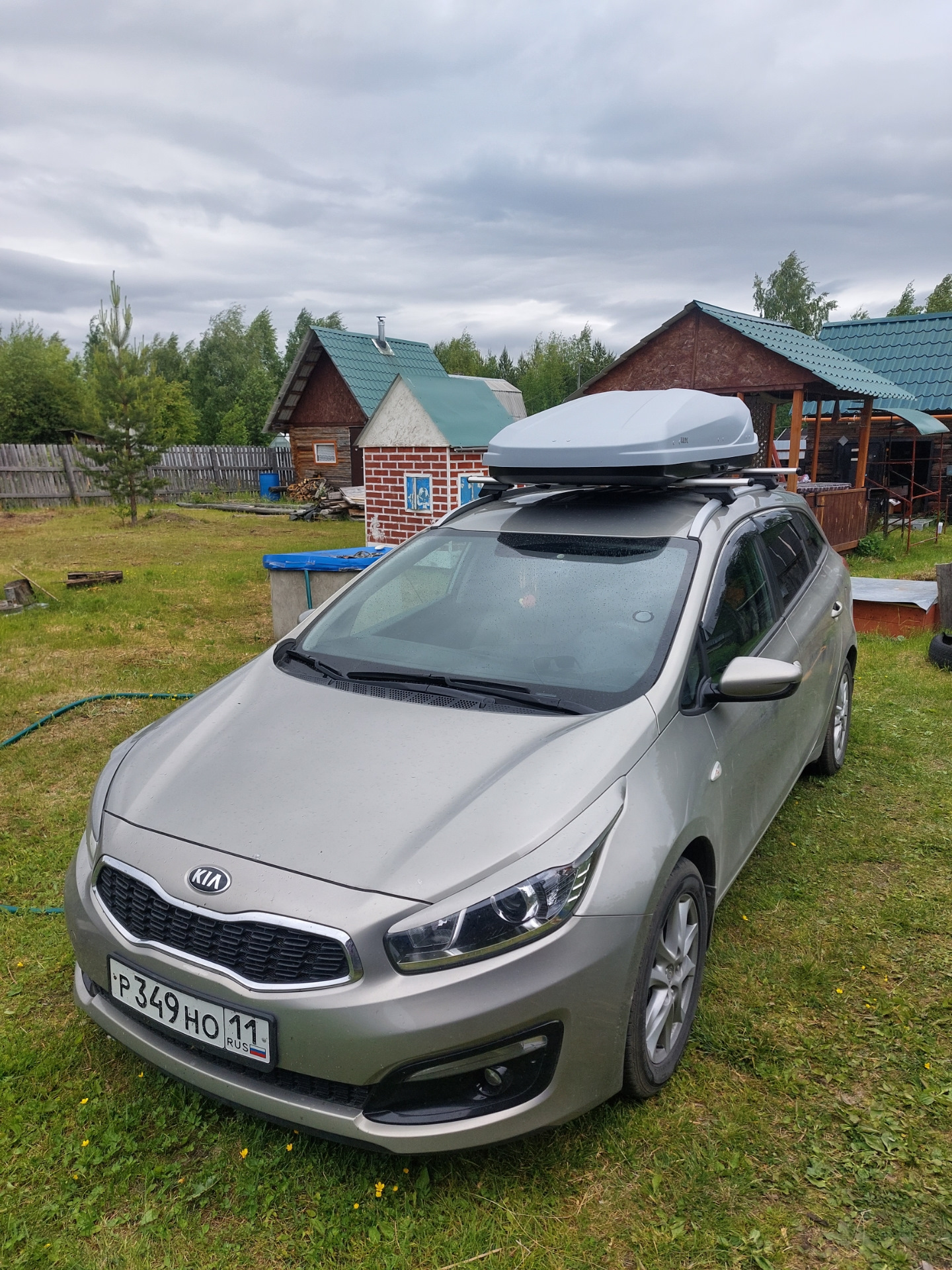 Готовимся в отпуск. Lux irbis 175 — KIA Ceed SW (2G), 1,6 л, 2017 года ...