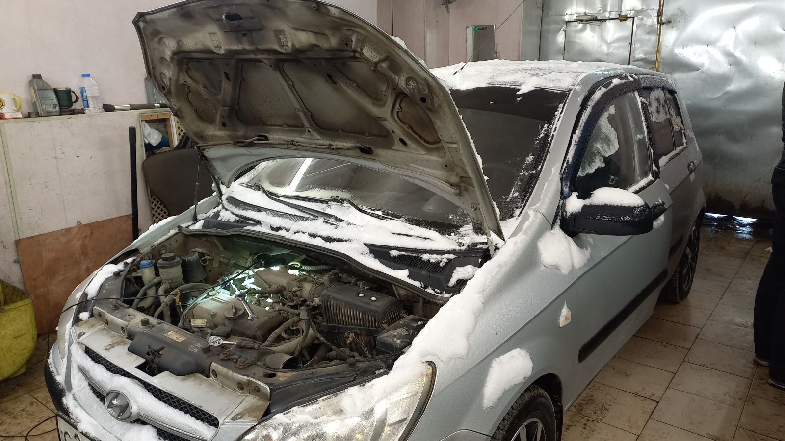 Замена генератора на автомобиле Hyundai Getz 2005 года, г. Рязань. —  ЗападАвто на DRIVE2