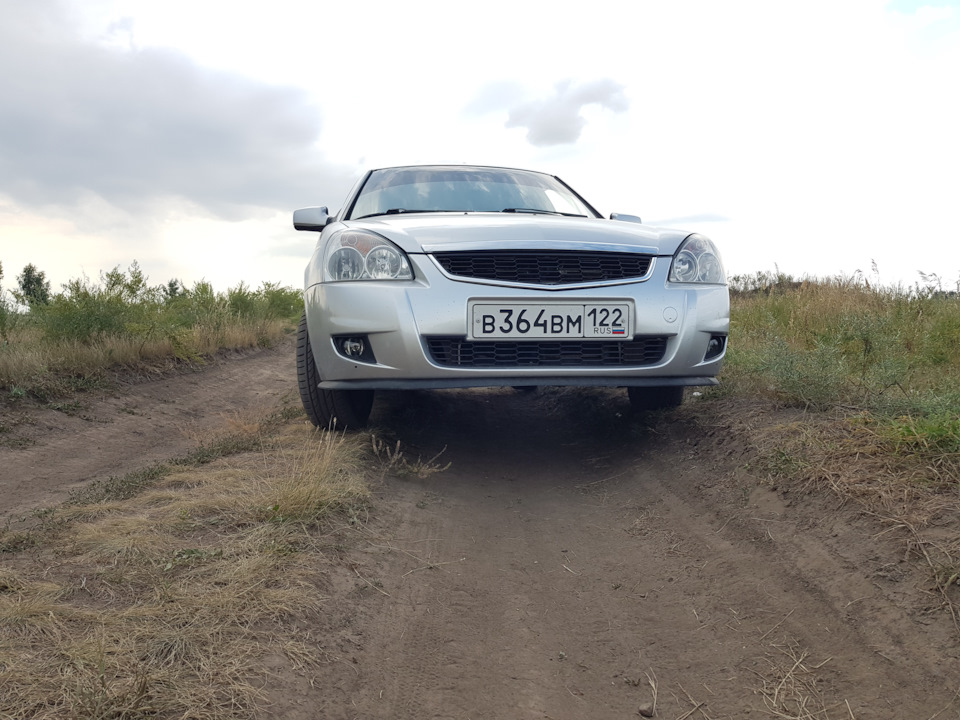 #8 Универсальная губа для бампера (не покупать) — Lada Приора седан, 1 ...