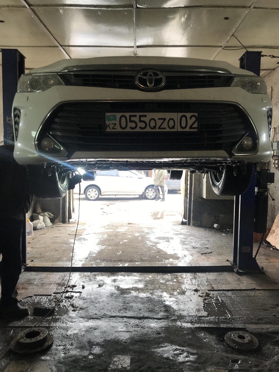 Диагностика xодовой + плановое ТО — Toyota Camry (XV50), 2,5 л., 2015 ...