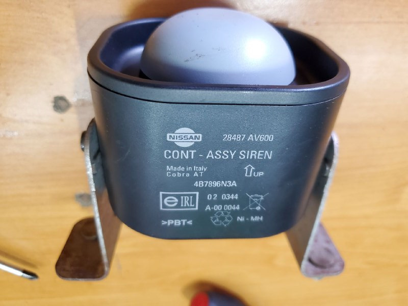 Устройство автономной сирены штатной сигнализации P12. — Nissan Primera ...