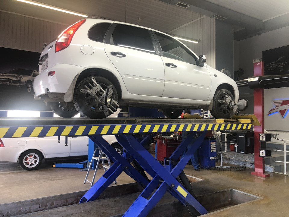 Замена передних пружин, замена стойки стабилизатора поперечной ...