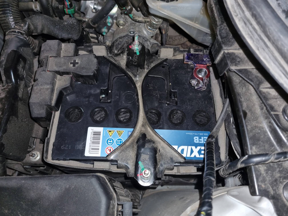 Запись #50. Аккумулятор Exide EL604 на CX5 2,5 — Mazda CX-5 (1G), 2,5 л ...