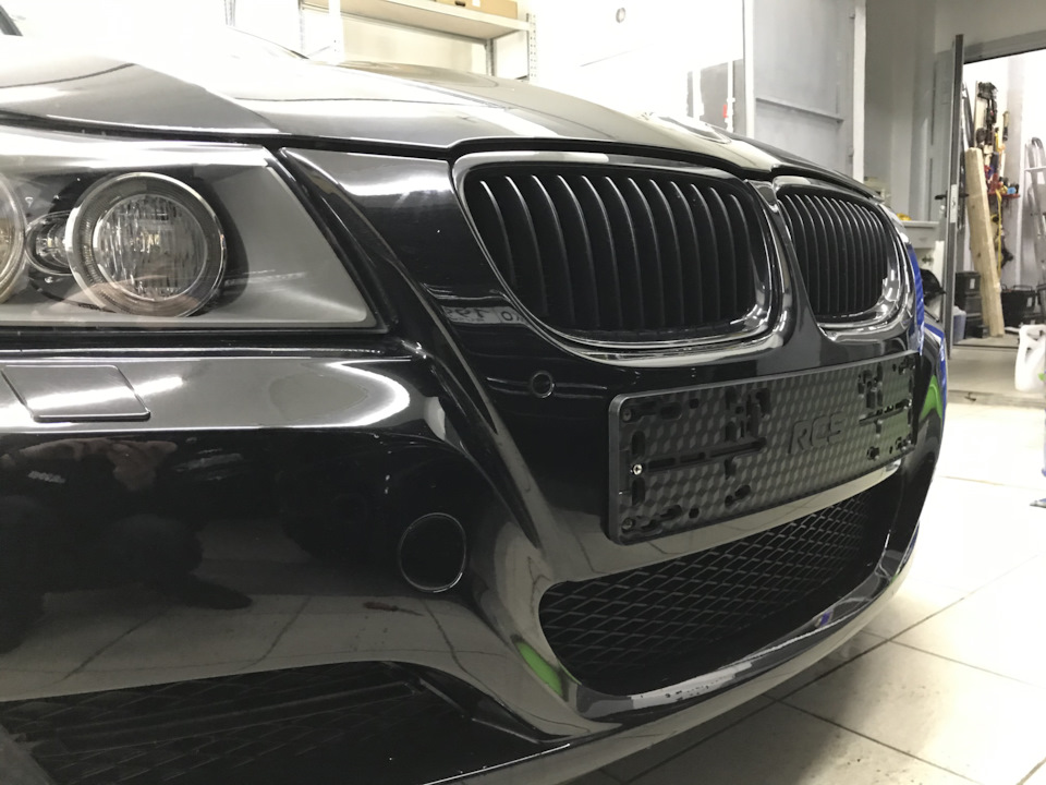 Номерные рамки RCS Light — BMW 3 series (E90), 2,5 л, 2008 года ...
