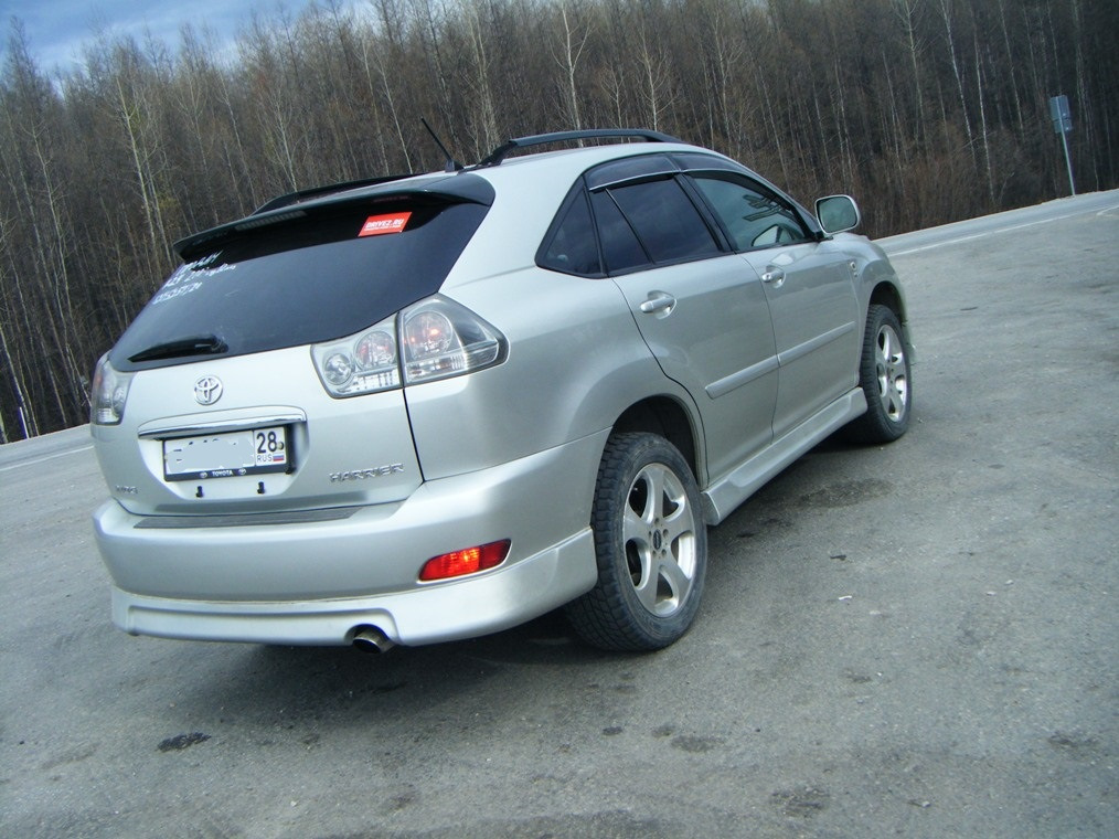 Шины тойота харриер. Toyota Harrier 2005 обвес. Toyota Harrier TRD.