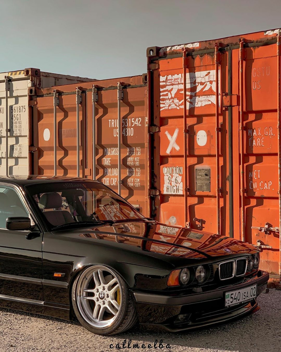 37 стиль и клин лук и мои долгожданные номера — BMW 5 series (E34), 4,4 л,  1993 года | колёсные диски | DRIVE2