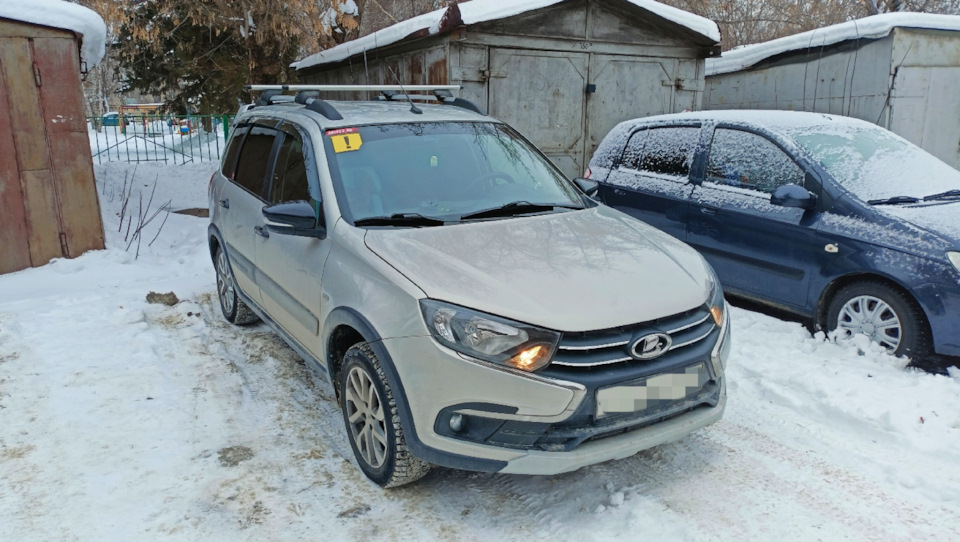 102 И вновь отпуск, и вновь с машиной всё в порядке — Lada Гранта Cross ...