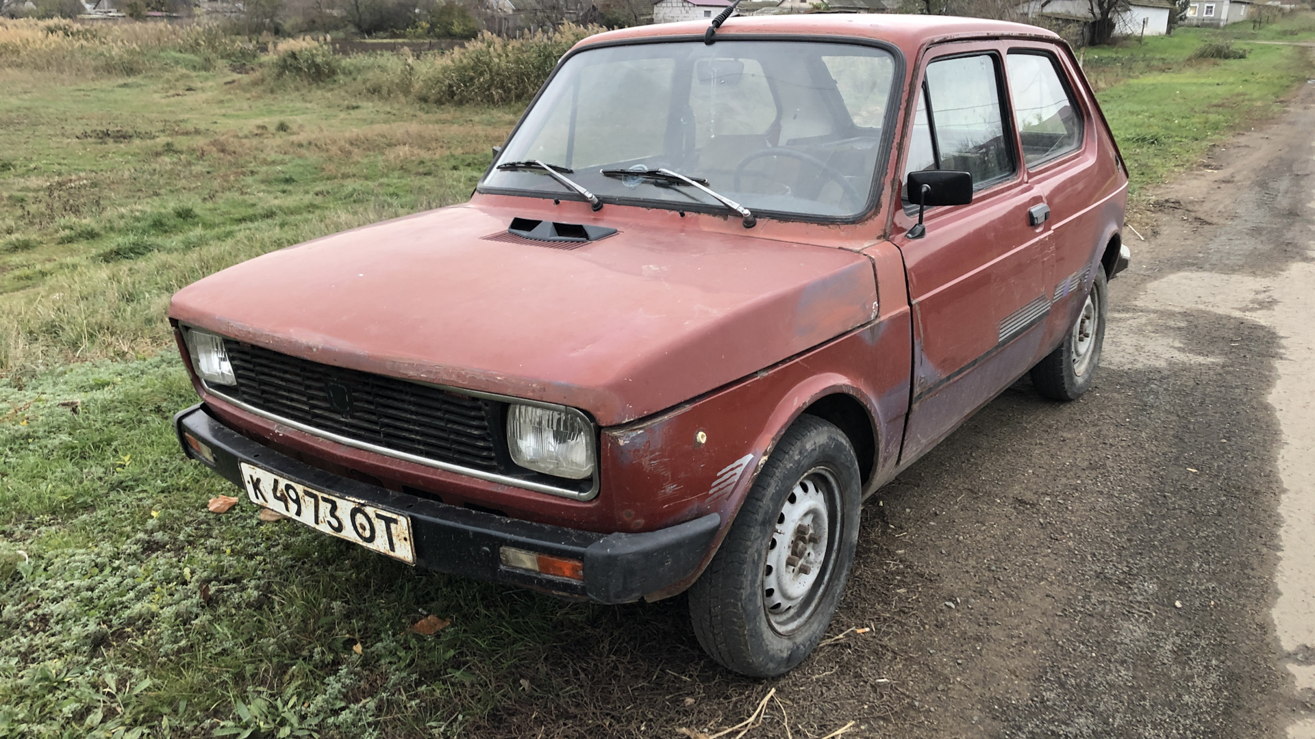 FIAT 127 (Series II) 0.9 бензиновый 1984 | гнилая вишня на DRIVE2