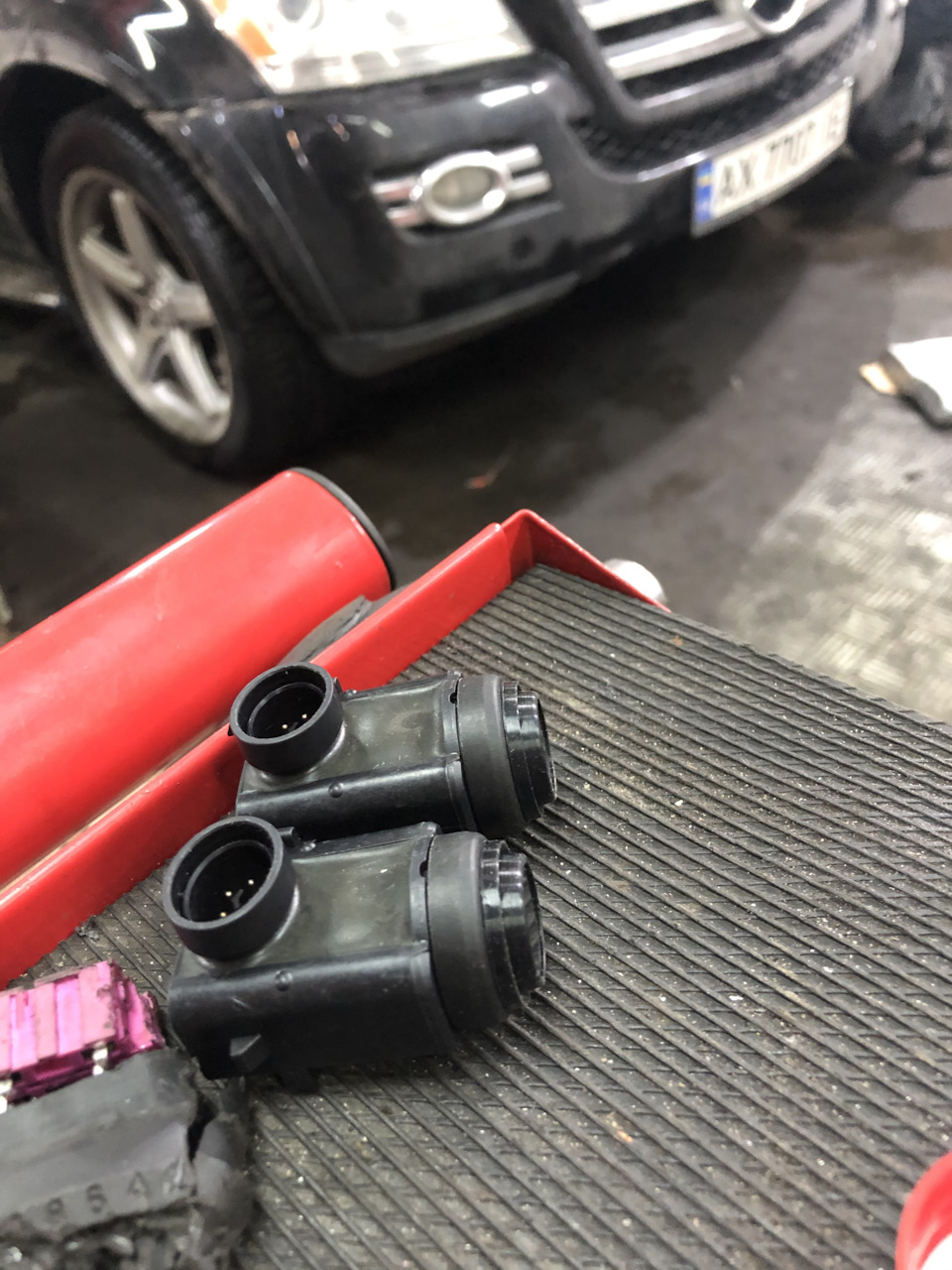 Замена парктроников — Mercedes-Benz GL-class (X164), 5,5 л, 2008 года ...